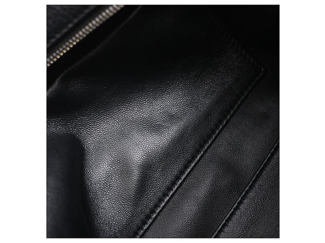 Borsa Bowling Astra in pelle nappa The Row Nera - vista 5