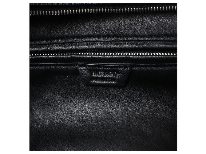 Borsa Bowling Astra in pelle nappa The Row Nera - vista 6