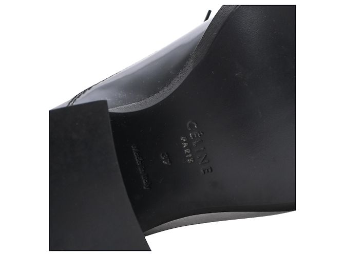 Edge Céline Escarpins Oxford à lacets Celine en cuir noir - vue 7