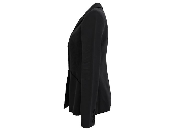Blazer Dior 30 Montaigne Bar in cotone nero - vista 2