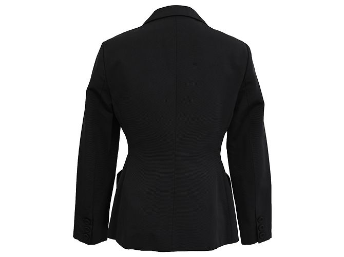 Blazer Dior 30 Montaigne Bar in cotone nero - vista 3