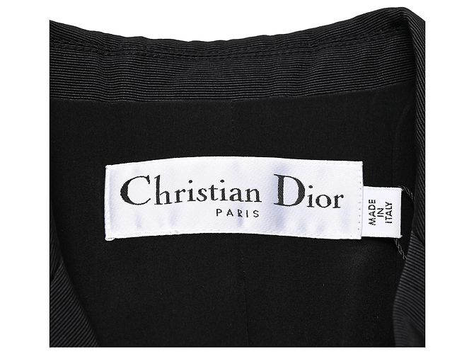 Blazer Dior 30 Montaigne Bar in cotone nero - vista 4