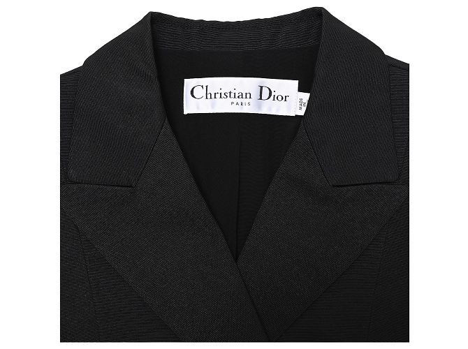 Blazer Dior 30 Montaigne Bar in cotone nero - vista 5