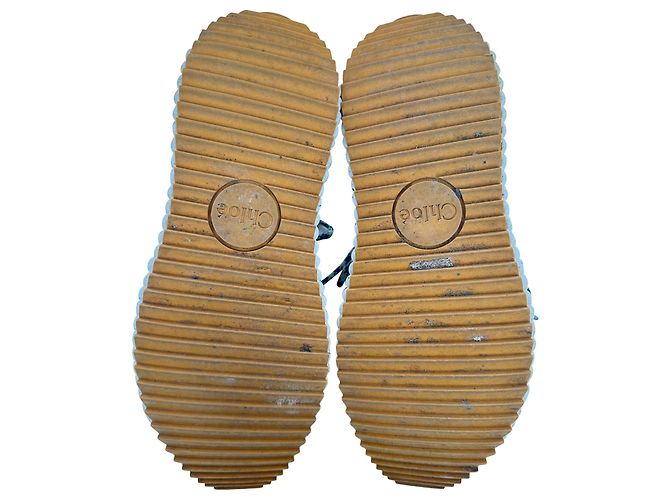 Chloé Nama Sock-Sneaker aus mehrfarbiger Baumwolle - Ansicht 9