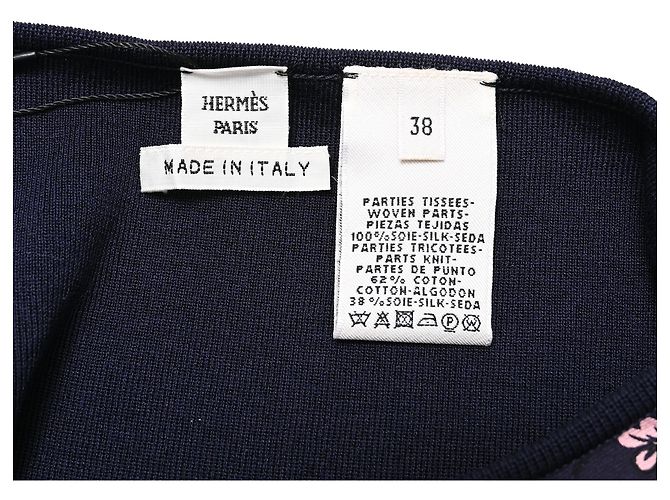 Abito midi stampato Hermès in seta multicolore - vista 5