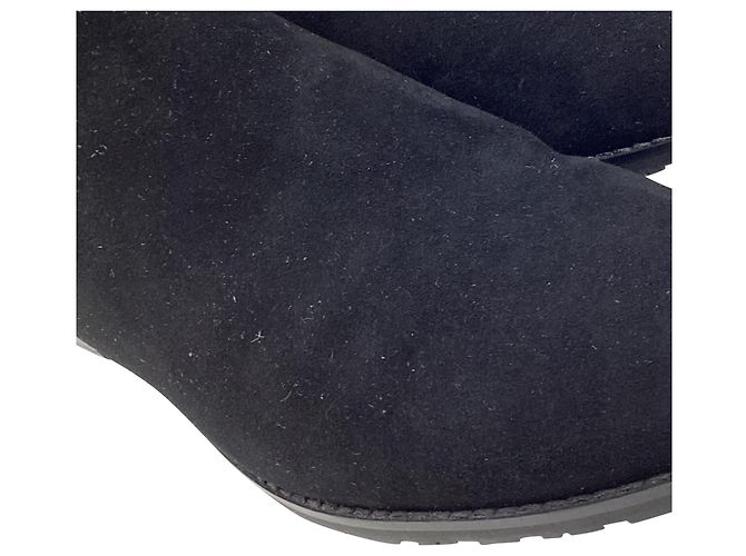 Stivali Under The Knee Stuart Weitzman in camoscio nero - vista 10