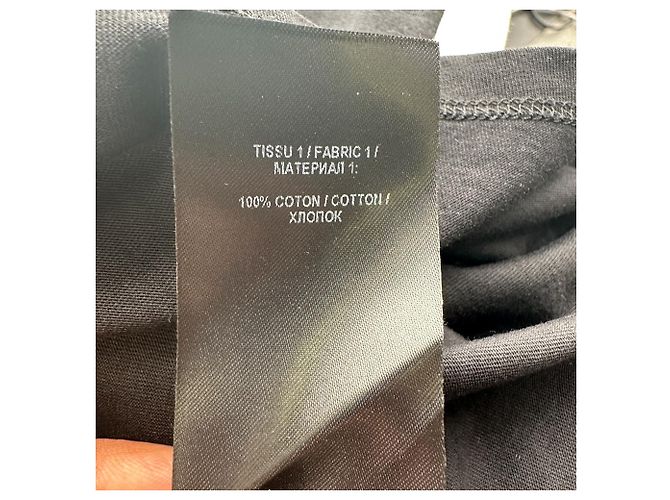 Balmain Logo Cropped Ringer Tee aus schwarzer Baumwolle - Ansicht 7