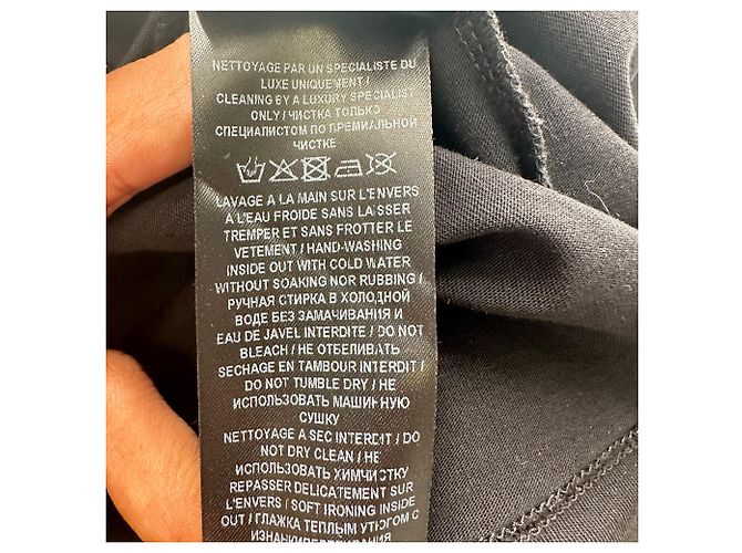 Balmain Logo Cropped Ringer Tee aus schwarzer Baumwolle - Ansicht 8