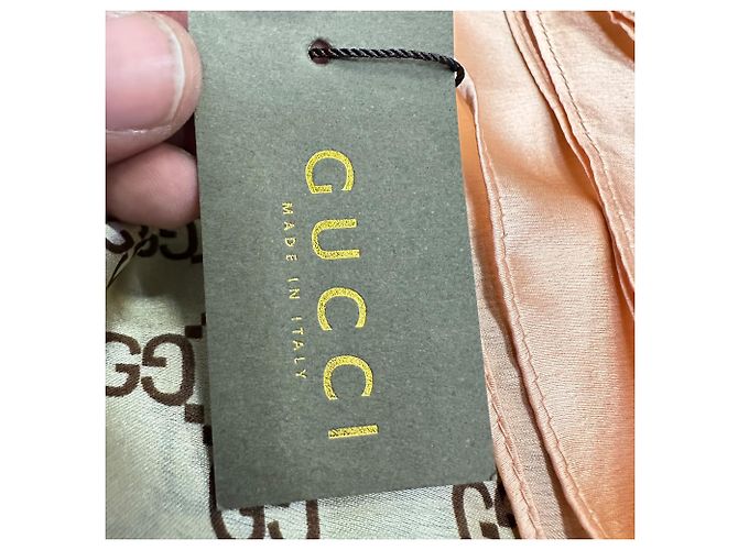 Sciarpa Gucci GG Blooms Print in seta multicolore - vista 5