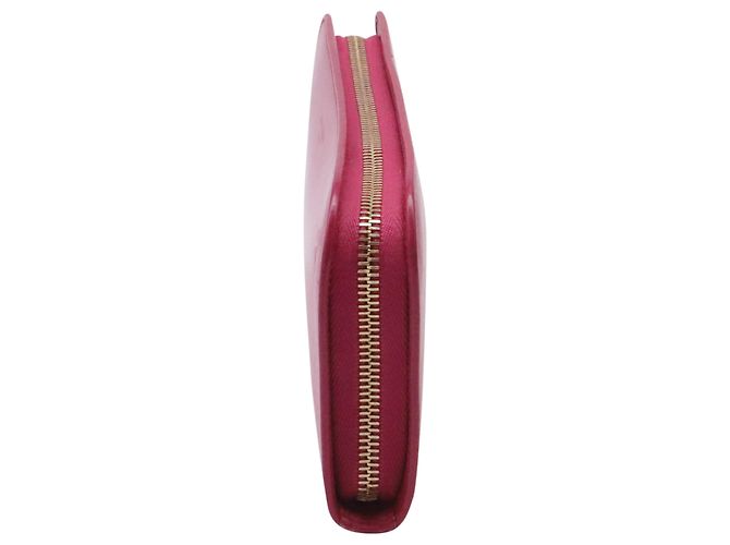 Autre Marque Portafoglio lungo con zip Saint Laurent in pelle rosa - vista 3