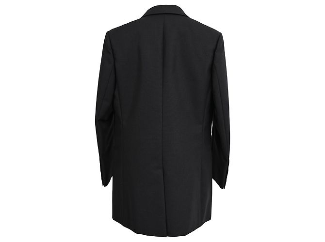 Blazer monopetto Dior in lana nera - vista 3