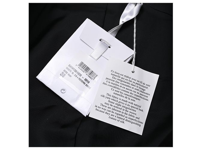Blazer monopetto Dior in lana nera - vista 6
