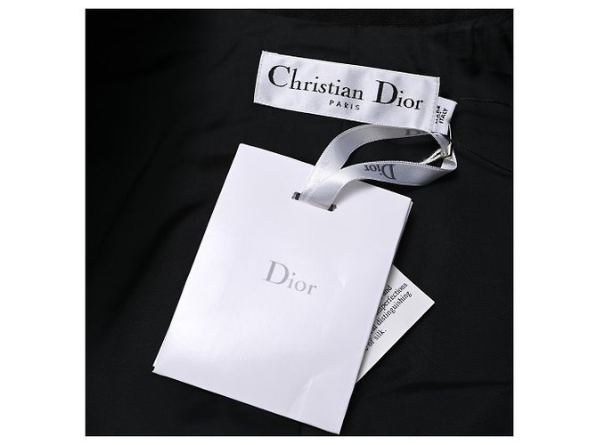 Blazer monopetto Dior in lana nera - vista 7