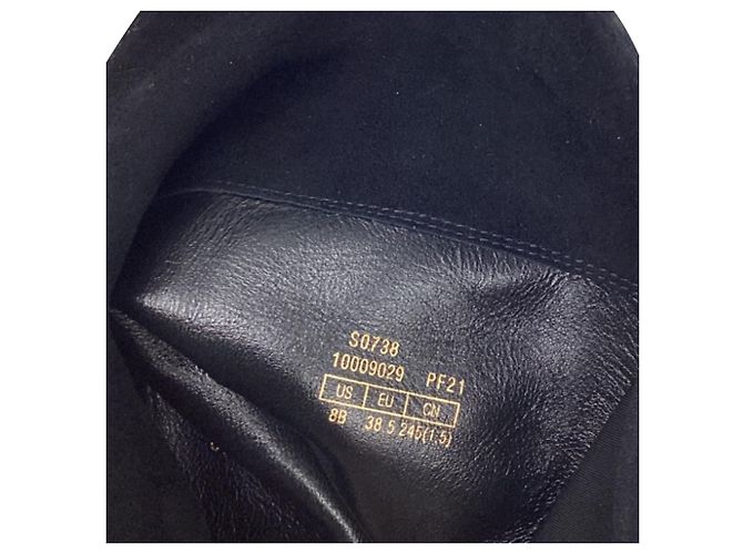 Botas acima do joelho Stuart Weitzman Gillian 60 em camurça preta - vista 9