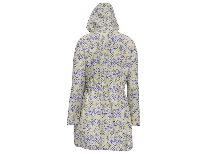 Giacca parka con cappuccio in cotone multicolore con stampa Monogram Louis Vuitton - vista 4