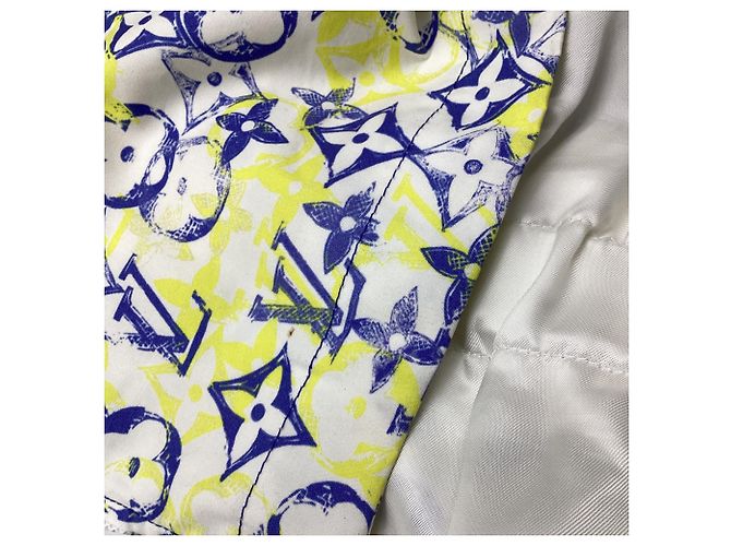Giacca parka con cappuccio in cotone multicolore con stampa Monogram Louis Vuitton - vista 6