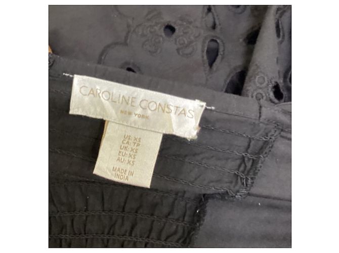 Autre Marque Vestido maxi Reyna Caroline Constas en algodón negro - vista 7