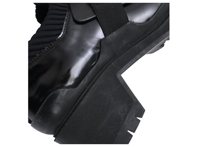 Botines Derby de Hermès en piel negra - vista 11