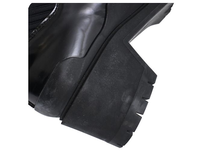 Botines Derby de Hermès en piel negra - vista 12