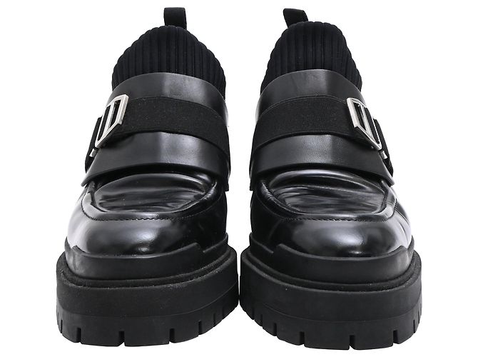 Botines Derby de Hermès en piel negra - vista 2