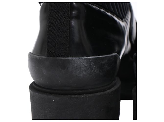 Botines Derby de Hermès en piel negra - vista 20