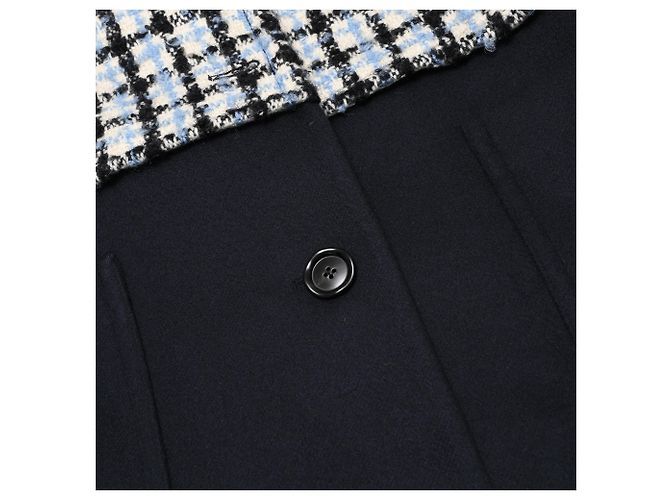 Marni Plaid Tweed Jacke aus mehrfarbiger Wolle - Ansicht 10