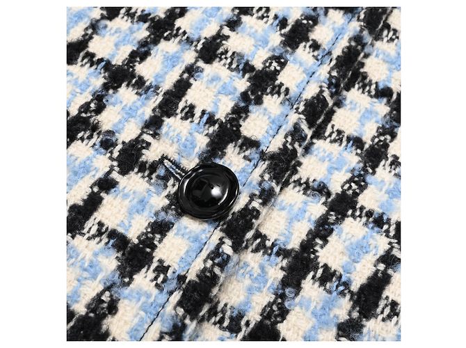 Marni Plaid Tweed Jacke aus mehrfarbiger Wolle - Ansicht 11