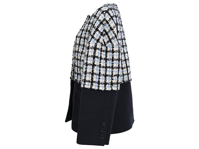 Marni Plaid Tweed Jacke aus mehrfarbiger Wolle - Ansicht 2