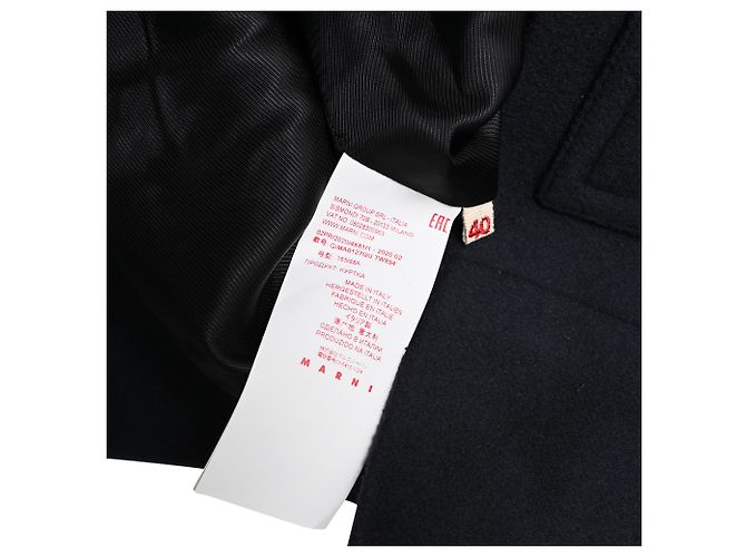 Marni Plaid Tweed Jacke aus mehrfarbiger Wolle - Ansicht 6