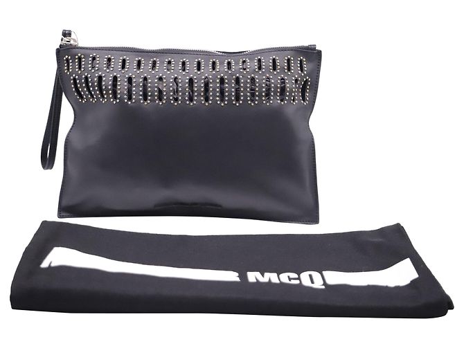 Autre Marque Borsa Pochette MCQ Alexander McQueen in pelle nera - vista 6