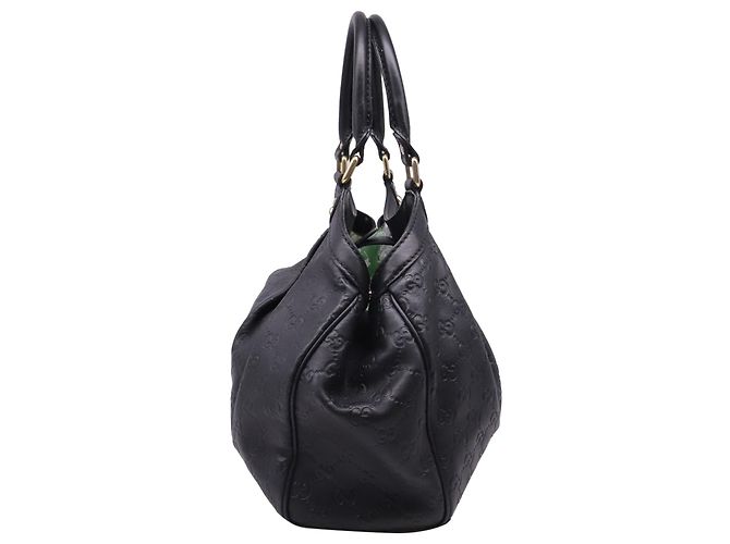 Saco Tote Gucci Sukey Medium em pele preta - vista 3