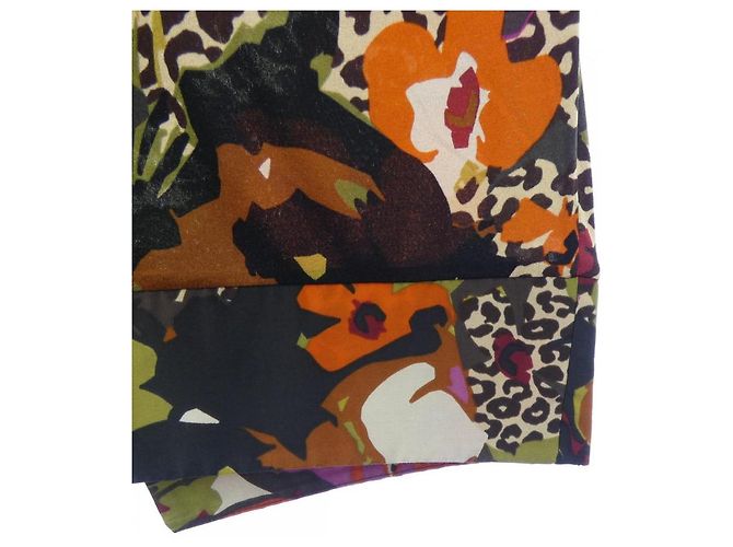 Gonna Max Mara Leopardata Nero Marrone Verde - vista 6