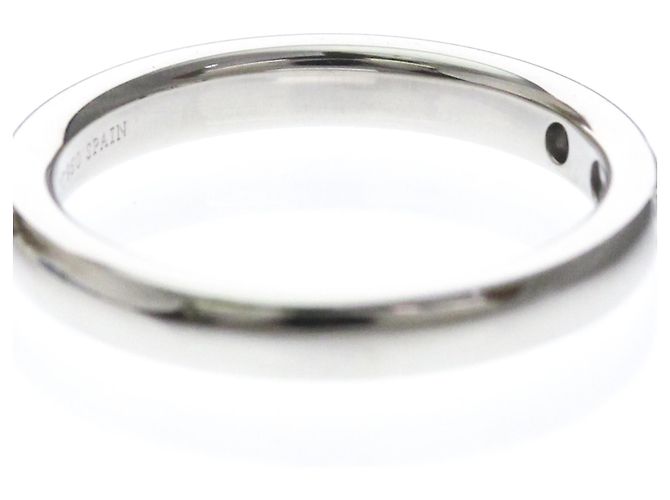 Tiffany & Co. Elsa Peretti 3 Diamanten Stacking Ring Platin - Ansicht 7