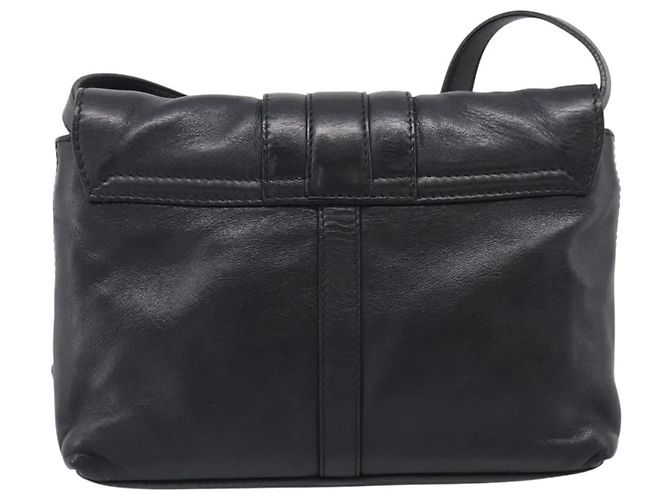 Bulgari Borsa a tracolla BVLGARI Chandra in pelle nera e oro - vista 2