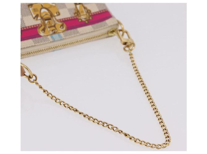 LOUIS VUITTON Damier Azur Mini Pochette Accessoires N58010 LV - vista 7