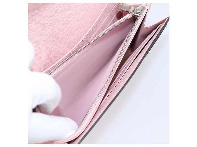 LOUIS VUITTON Epi Portefeuille Sarah Wallet Rose valerine M61216 LV - vue 11