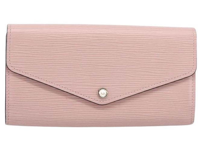 LOUIS VUITTON Epi Portefeuille Sarah Wallet Rose valerine M61216 LV - vue 13