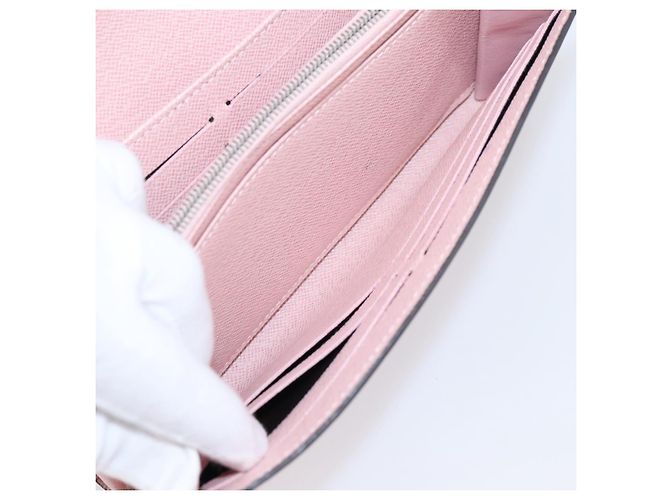 LOUIS VUITTON Epi Portefeuille Sarah Wallet Rose valerine M61216 LV - vue 21