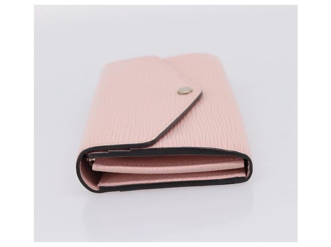 LOUIS VUITTON Epi Portefeuille Sarah Wallet Rose valerine M61216 LV - vue 3