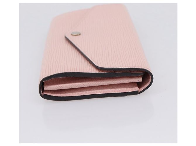 LOUIS VUITTON Epi Portefeuille Sarah Wallet Rose valerine M61216 LV - vue 4