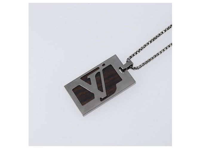 LOUIS VUITTON Collana Cape Town Pendente Metal Silver M66199 LV - vista 3