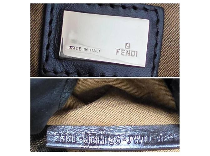 Fendi Zucca Small Chef Shopping Tote Tasche - Braun - Ansicht 2