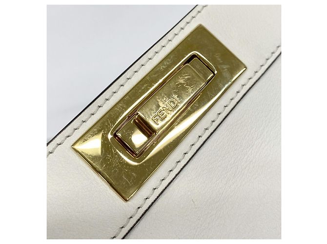 Bolso de mano Fendi Peekaboo I.U de piel - vista 10