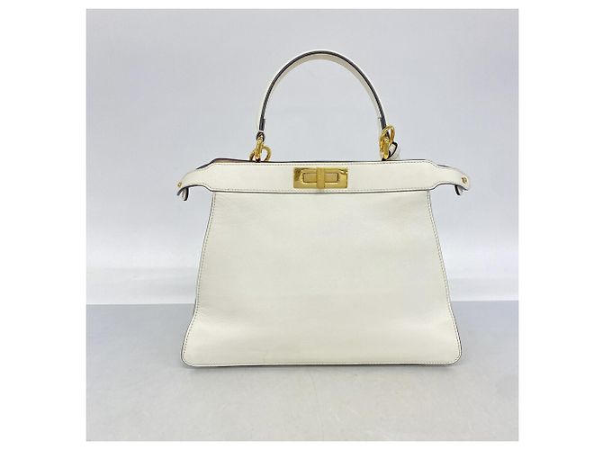 Bolso de mano Fendi Peekaboo I.U de piel - vista 12