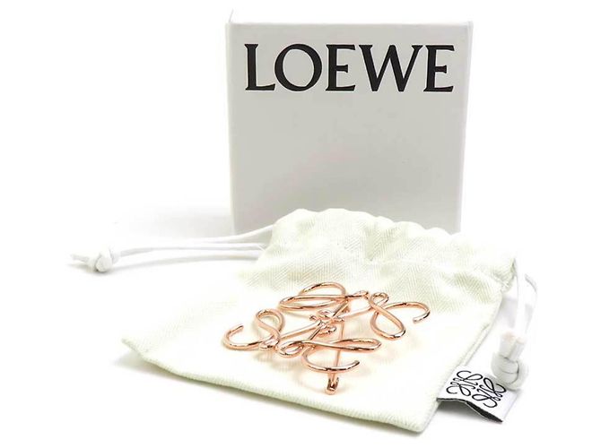 Broche Loewe de metal oro rosa - vista 10
