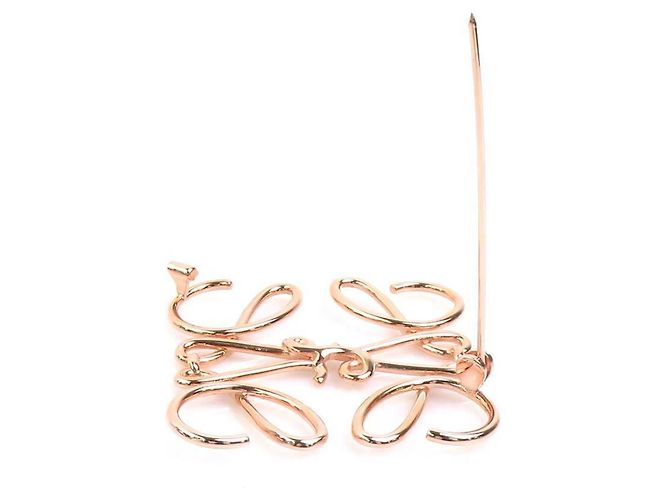 Broche Loewe de metal oro rosa - vista 5