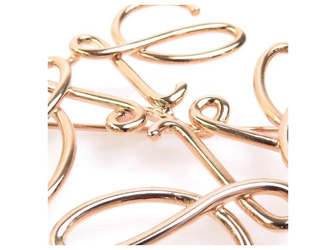 Broche Loewe de metal oro rosa - vista 6