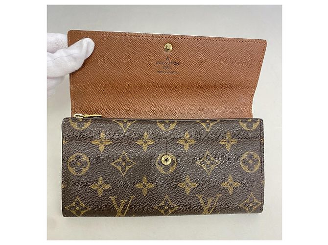 Louis Vuitton Monogram Pochette Portemonnaie Credit Long Wallet - vista 9
