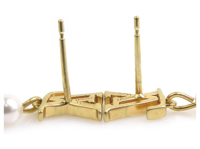 Louis Vuitton Gold Tropfenohrringe - Ansicht 6