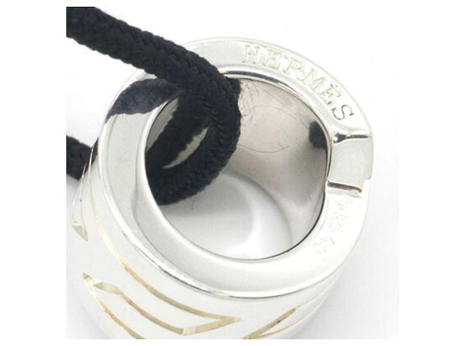 Hermès Collana con pendente Hermes Italique in argento sterling - vista 4